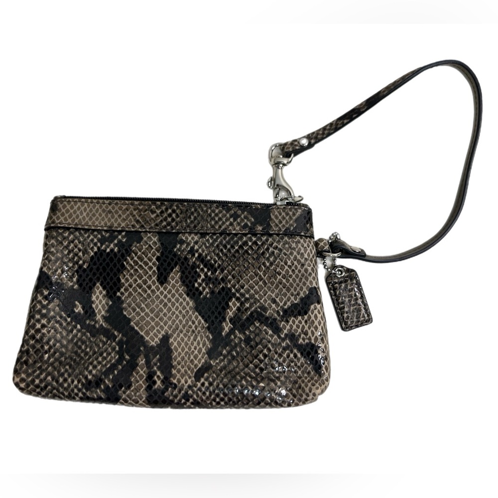 Coach Soho Embossed Exotic Madison Python Wristlet - image 2